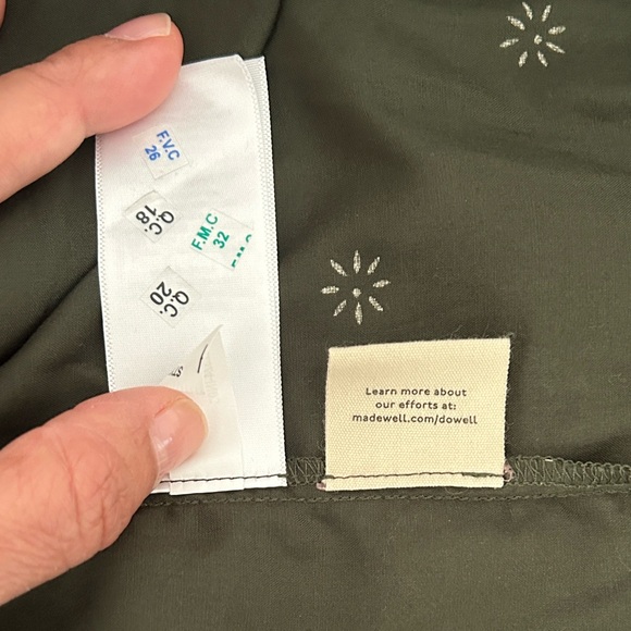 Madewell Olive Printed Tiered Maxi Dress - Picture 13 of 15